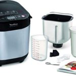 Moulinex Pain et Delices Machine à pain 1Kg 720W  20 programmes automatiques Programme sans gluten Programme yaourt Pain maison Pizza Pâte Confiture Porridge Yaourt Fromage frais Noir Inox OW240E30
