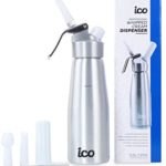 ICO Siphon à Chantilly Professionnel 500ml en Aluminium pour Mousses et Crèmes (Chaud et Froid) - Cuisine A Vivre ICO Siphon à Chantilly Professionnel 500ml en Aluminium pour Mousses et Crèmes (Chaud et Froid)
