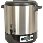 Robby - steri pro inox xl lcd - Stérilisateur électrique lcd avec robinet et minuteur 31l 2000w inox - Cuisine A Vivre Robby - steri pro inox xl lcd - Stérilisateur électrique lcd avec robinet et minuteur 31l 2000w inox