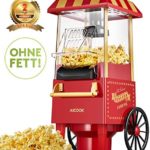 Aicook Machine à Pop Corn, 1200W Retro Machine à Popcorn avec Air Chaud, Sans Gras Huile, Facile á L'utilisation, Rouge - Cuisine A Vivre Aicook Machine à Pop Corn, 1200W Retro Machine à Popcorn avec Air Chaud, Sans Gras Huile, Facile á L'utilisation, Rouge