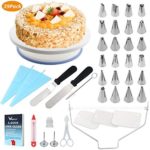 Plateau à Gâteaux, WisFox Kit de Pâtisserie Plateau Tournant de Gâteau 39 Pcs Gâteaux Tournant, Poches et Douilles, Seringue Patisserie, Brosse, Spatule à Glaçage pour Cuisine Décoration de Gâteaux - Cuisine A Vivre Plateau à Gâteaux, WisFox Kit de Pâtisserie Plateau Tournant de Gâteau 39 Pcs Gâteaux Tournant, Poches et Douilles, Seringue Patisserie, Brosse, Spatule à Glaçage pour Cuisine Décoration de Gâteaux