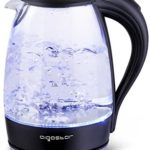 Aigostar Adam 30GOM - Bouilloire électrique en cristal avec illumination LED, capacité de 1,7 litres, puissance de 2200W, sans BPA et système de protection contre l'ébullition à sec. Design exclusif. - Cuisine A Vivre Aigostar Adam 30GOM - Bouilloire électrique en cristal avec illumination LED, capacité de 1,7 litres, puissance de 2200W, sans BPA et système de protection contre l'ébullition à sec. Design exclusif.
