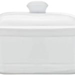 Cosy & Trendy RH46635 Terrine Pâté à couvercle, Porcelaine - Blanc - 1L