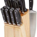AmazonBasics Bloc de couteaux 18 pièces haut de gamme