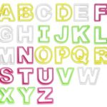 ilauke 26 Grandes Découpoirs Alphabet Emporte-Pièces Multicolores en Plastique pour Gâteau Fondant Biscuit Cookie Pâtisserie - Cuisine A Vivre ilauke 26 Grandes Découpoirs Alphabet Emporte-Pièces Multicolores en Plastique pour Gâteau Fondant Biscuit Cookie Pâtisserie