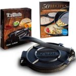 Tortillada Presse-tortilla en fonte avec recettes Ebook en français (20cm)