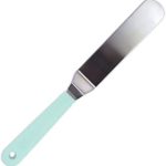 SCRAP COOKING 5177 Petite Spatule Coudée INOX 29 cm, Ustensile Pâtisserie Gâteau Cuisine, Accessoire Cake Design Chocolat Glaçages, Vert d’Eau, Coloris aléatoire, Lame 12 x 3 cm - Cuisine A Vivre SCRAP COOKING 5177 Petite Spatule Coudée INOX 29 cm, Ustensile Pâtisserie Gâteau Cuisine, Accessoire Cake Design Chocolat Glaçages, Vert d’Eau, Coloris aléatoire, Lame 12 x 3 cm