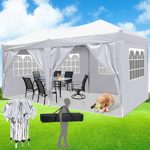 3x6 m Tonnelle de Jardin Tonnelle Pliante Exterieur 3x3 m Barnum Pliable Tente de Reception, Gazebo Pliant Imperméable avec 4 Parois pour Jardin, Fête, Camping, Festival, Mariage (Blanc, 3x6m) - Cuisine A Vivre 3x6 m Tonnelle de Jardin Tonnelle Pliante Exterieur 3x3 m Barnum Pliable Tente de Reception, Gazebo Pliant Imperméable avec 4 Parois pour Jardin, Fête, Camping, Festival, Mariage (Blanc, 3x6m)