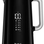TEFAL SMART N' LIGHT 1.7L noir Bouilloire sans fil Thermostat réglable Affichage digital Touche rapide 100° Arrêt automatique KO850810 - Cuisine A Vivre TEFAL SMART N' LIGHT 1.7L noir Bouilloire sans fil Thermostat réglable Affichage digital Touche rapide 100° Arrêt automatique KO850810