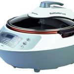 Ariete 2945 Multicooker Twist Autocuiseur Multifonction avec Lame Mélangeuse, Écran LCD, 30 Programmes Prédéfinis, Récipient de 5 L, Livre de Recettes (Français Non Garanti), Blanc / Gris