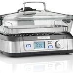 Cuisinart STM1000E Cuiseur à vapeur professionnel en verre, capacité 5L, 1800w, acier inoxydable