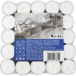 Hofer Bougies Chauffe-plat - 100 pièces - 4 heures de combustion - Cire non parfumée, sans gouttes, longue durée, qualité UE - Cuisine A Vivre Hofer Bougies Chauffe-plat - 100 pièces - 4 heures de combustion - Cire non parfumée, sans gouttes, longue durée, qualité UE
