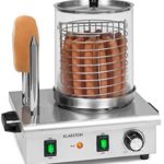 Klarstein Wurstfabrik Pro 550 Hot Dog Maker : 550W, 2 broches chauffantes, contrôle de température 30-100 °C, cylindre en verre: Ø 20 cm, cage en inox: Ø 17 cm, cuisieur de saucisses pro, argent - Cuisine A Vivre Klarstein Wurstfabrik Pro 550 Hot Dog Maker : 550W, 2 broches chauffantes, contrôle de température 30-100 °C, cylindre en verre: Ø 20 cm, cage en inox: Ø 17 cm, cuisieur de saucisses pro, argent