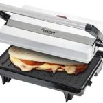 Bestron Gril panini avec revêtement antiadhésif, Viva Italia, 700 W, Blanc - Cuisine A Vivre Bestron Gril panini avec revêtement antiadhésif, Viva Italia, 700 W, Blanc